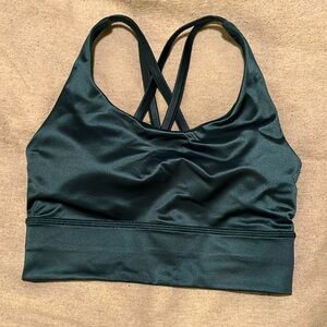 Lululemon Athletica Dark Green Sports Bra